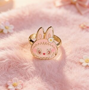 Popmart Mokoko "Daisy Dream" Enamel Ring Boutique Character Jewelry